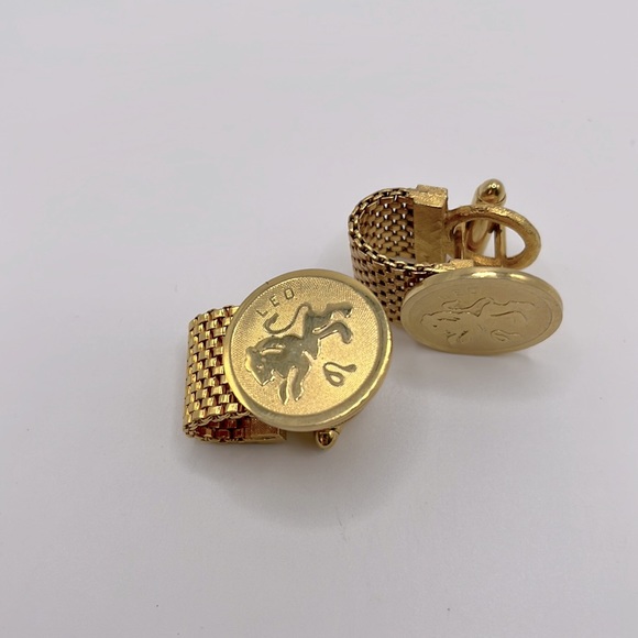Vintage Dante Leo Lion Cufflinks - Picture 1 of 1